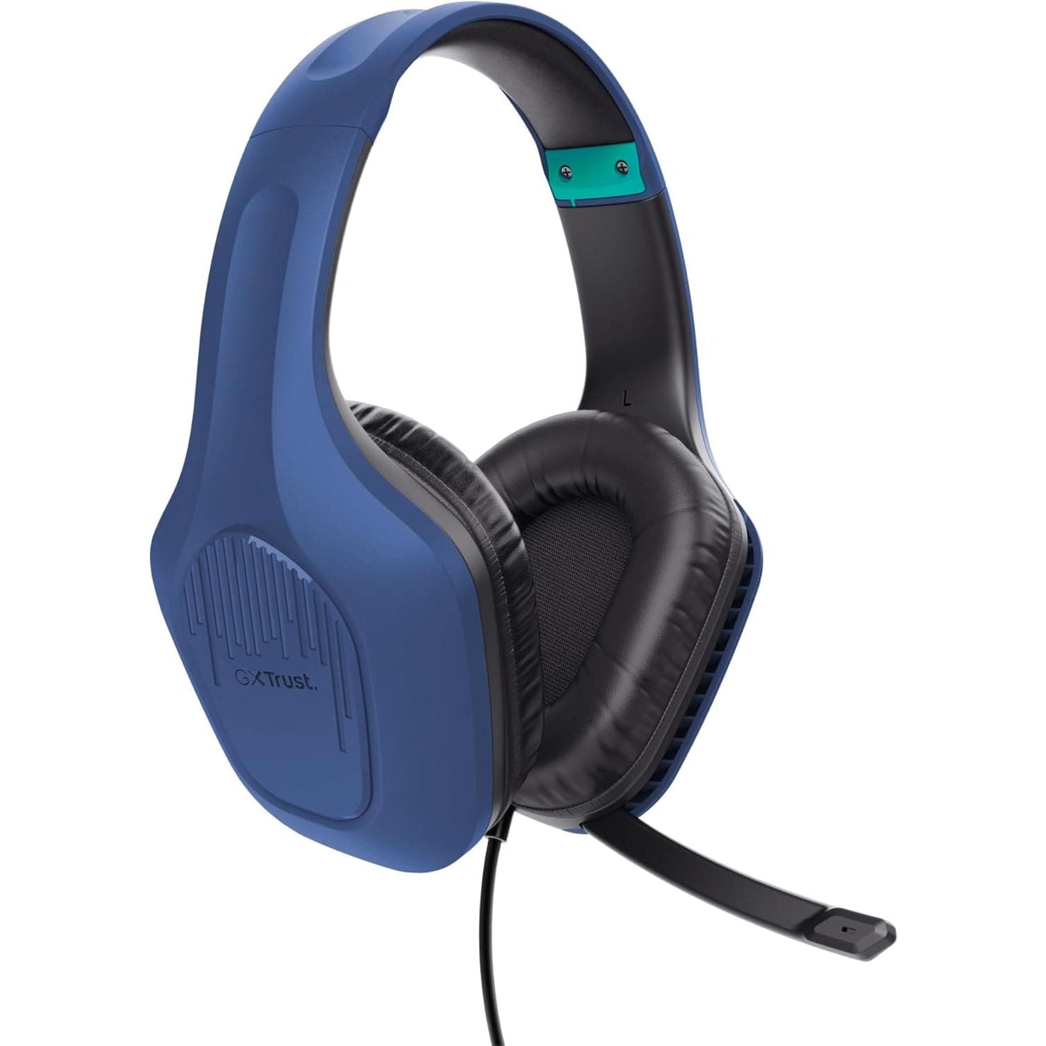Buy Trust Gaming,Trust Gaming GXT 415B Zirox Lightweight Gaming Headset with 50mm Drivers for PC, Xbox, PS4, PS5, Switch, Mobile, 3.5 mm Jack, 2m Cable, Foldaway Microphone, Over-Ear Wired Headphones - Blue - Gadcet UK | UK | London | Scotland | Wales| Near Me | Cheap | Pay In 3 | Headphones & Headsets